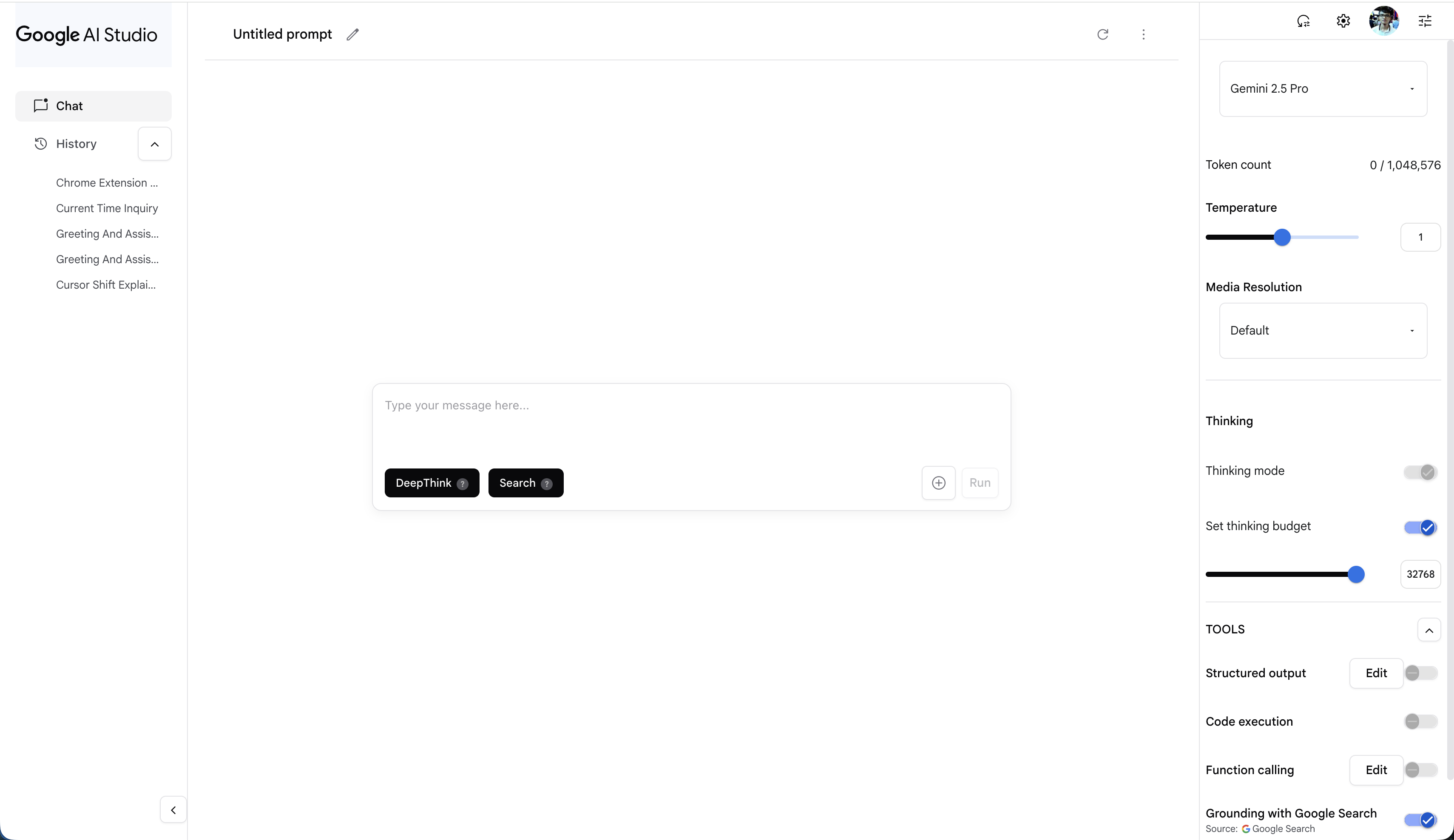 Better UI for Google AI Studio layout preview